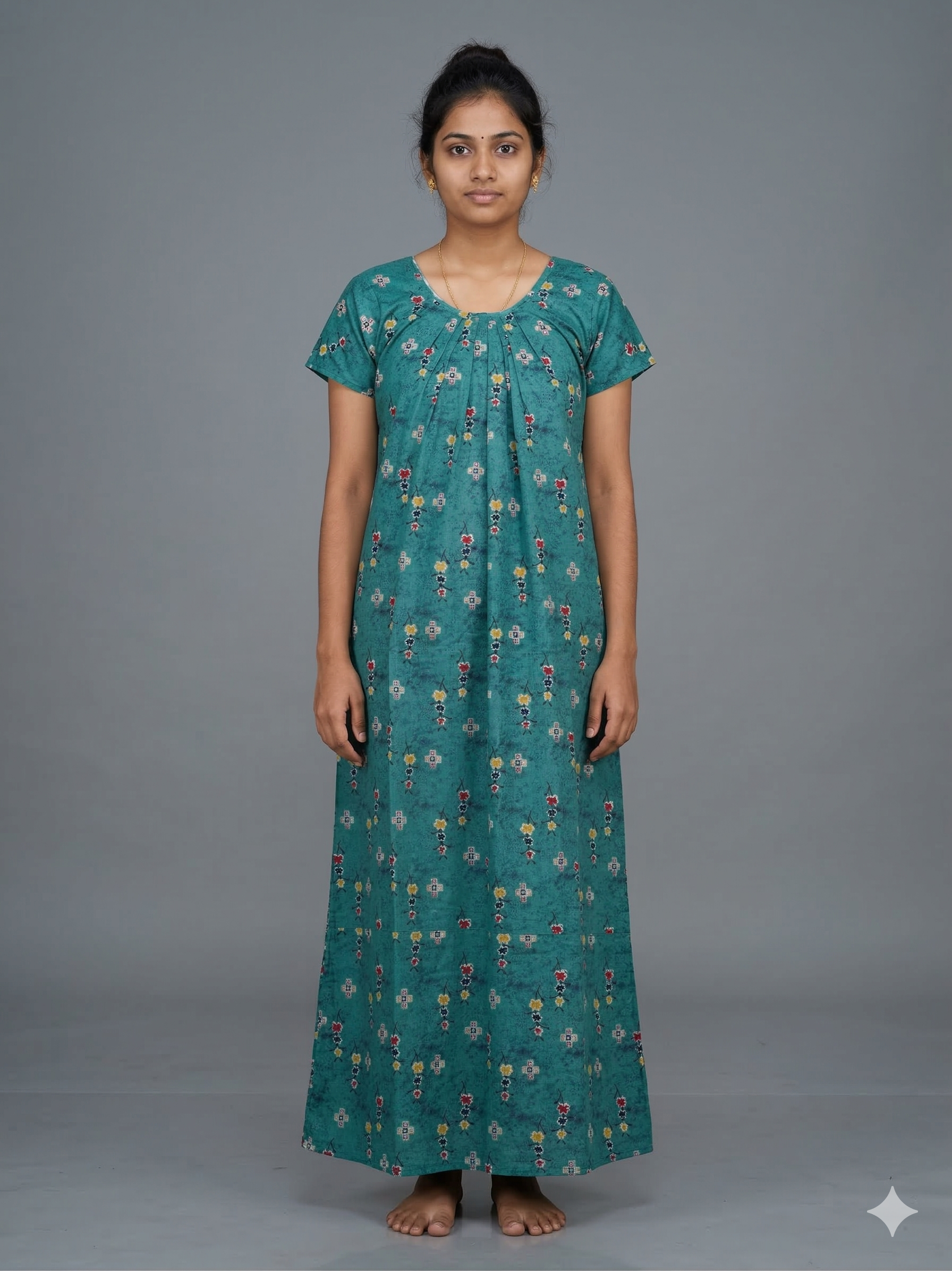 Elite Balance Combo – Teal Green, Blue & Dark Green Nighty Combo (Pack of 3)