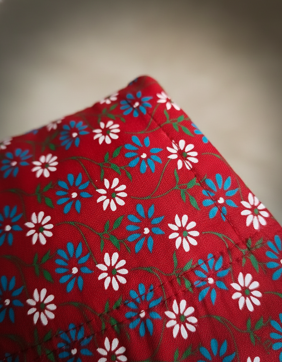 Maroon Pure Cotton Nighty | Free Size | Limited Edition Design | Print 4