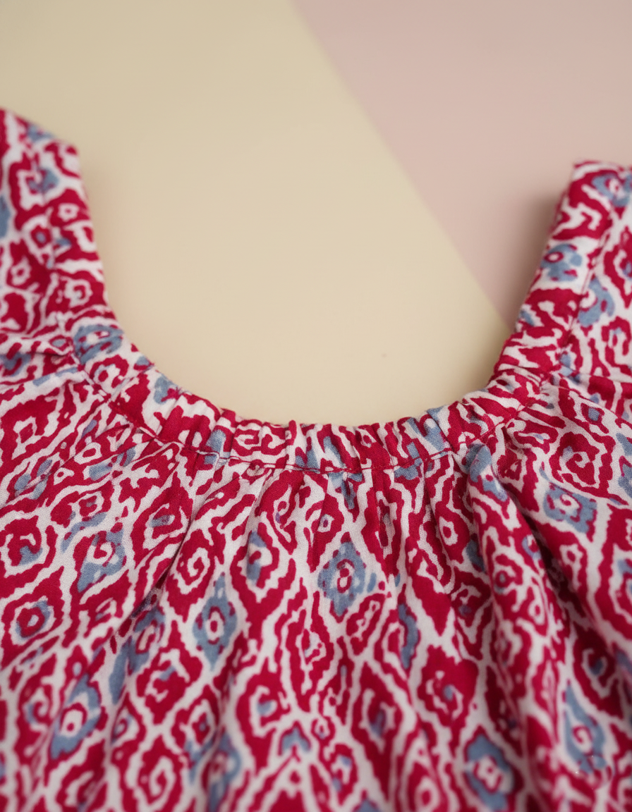 Pink Pure Cotton Nighty | Free Size | Limited Edition Design | Print 15