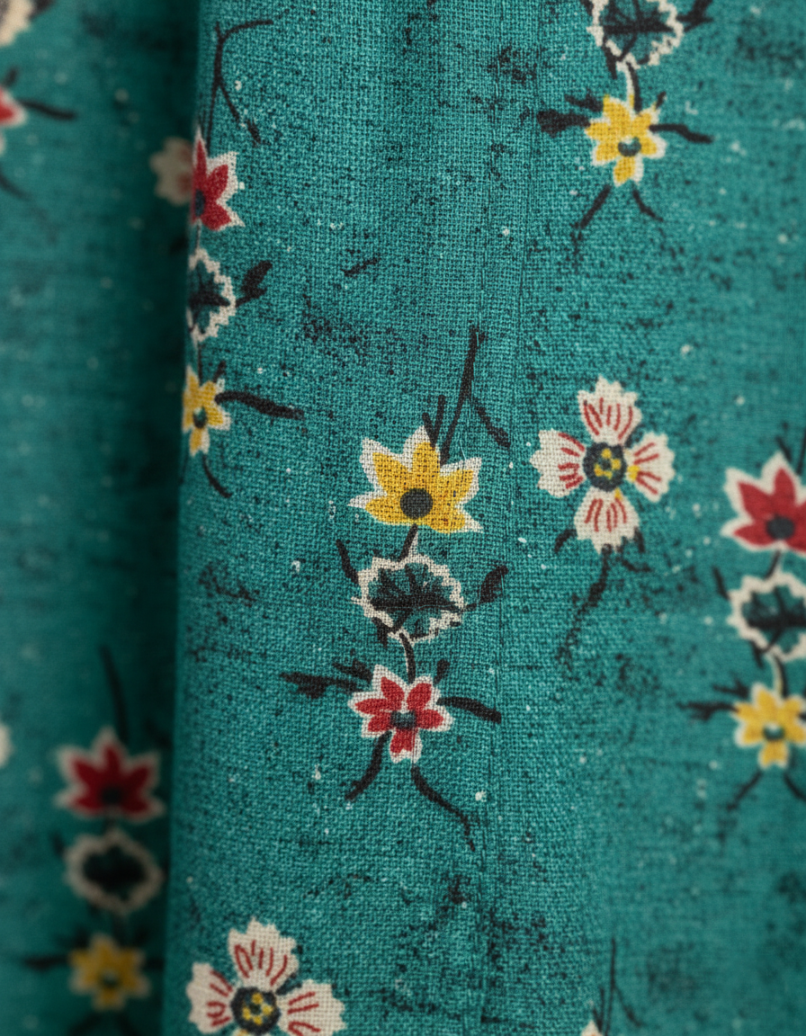 Green Pure Cotton Nighty | Free Size | Limited Edition Design | Print 11