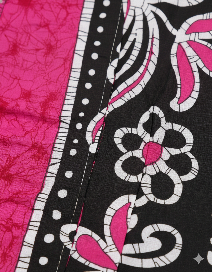 Daily Comfort Ankle-Length Cotton Nighty – Pink Floral Print 3