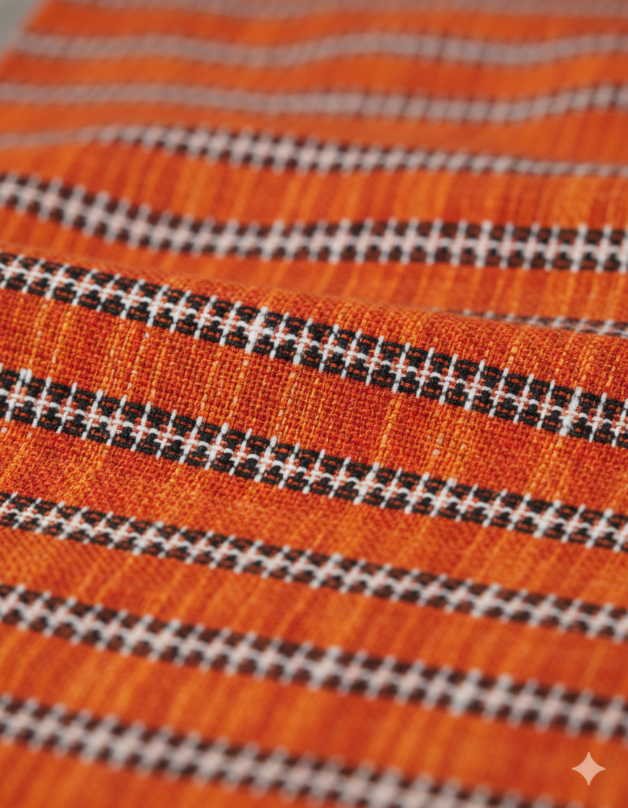 Daily Comfort Ankle-Length Cotton Nighty – Orange Floral Print 4