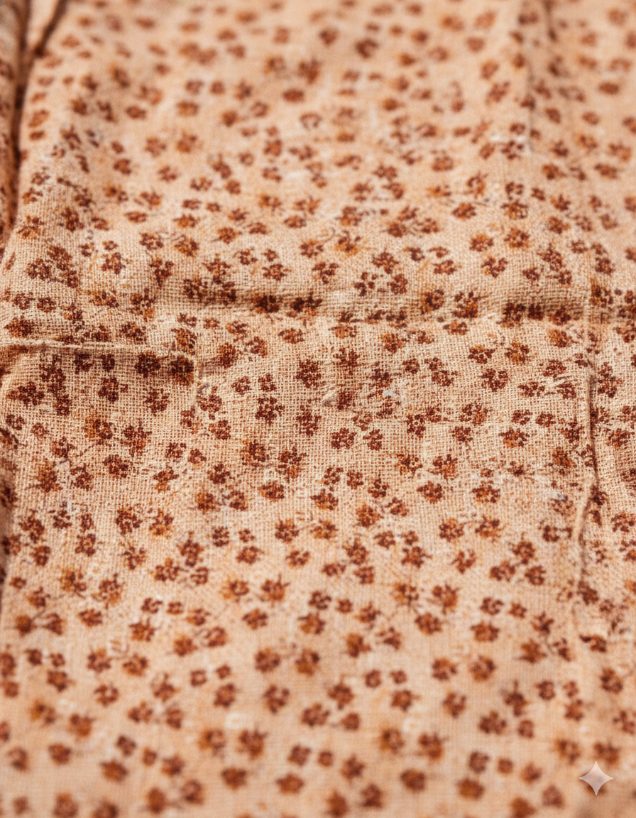 Daily Comfort Ankle-Length Cotton Nighty – Orange Floral Print 6