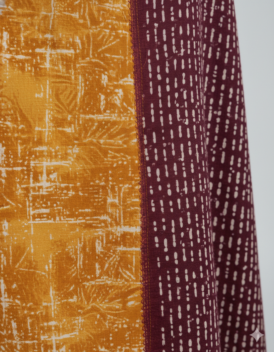 Daily Comfort Ankle-Length Cotton Nighty – Yellow Floral Print 5