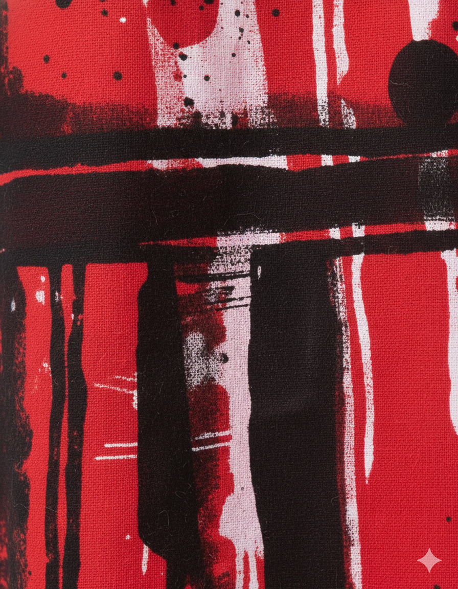 Daily Comfort Ankle-Length Cotton Nighty – Red Floral Print 16